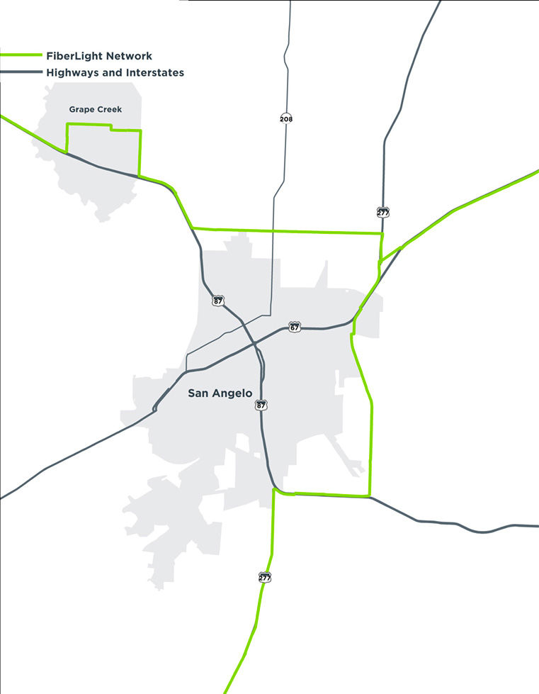 Google Map San Angelo