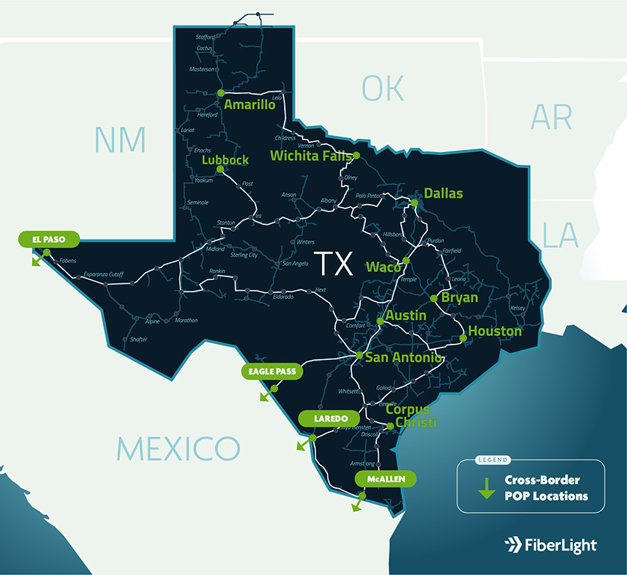 Texas Fiber Internet Map FiberLight - Fbl Texas Express Coverage Map V2 